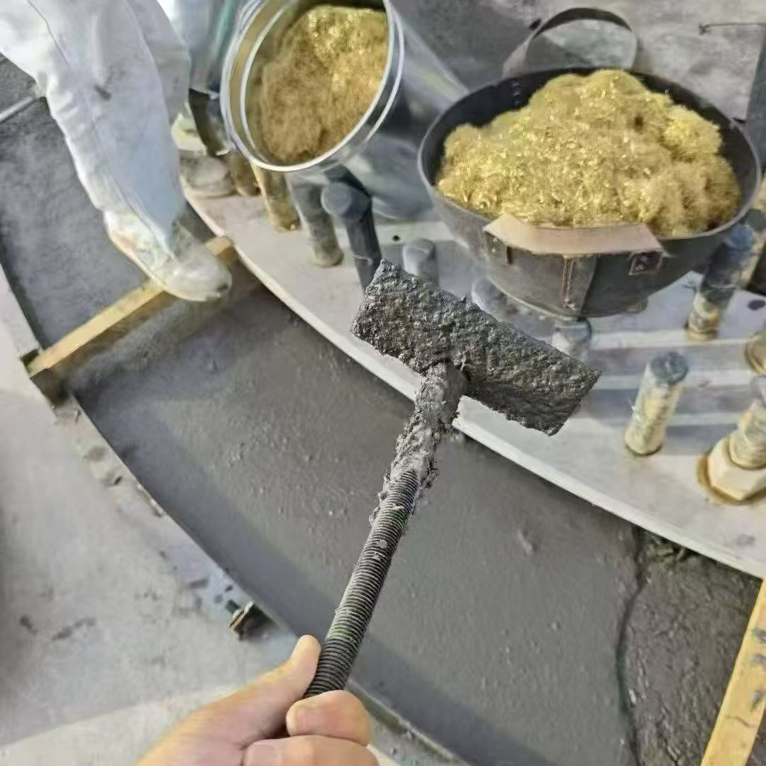 湛江C120钢纤维高强无收灌浆料 轧机压缩机汽轮机发电机锻压设备底座灌浆材料